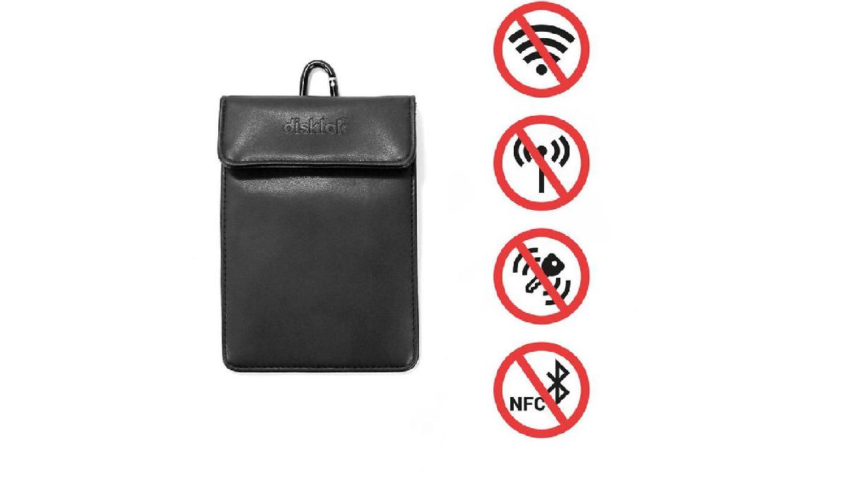 Defa+Disklok+Pochette+de+cl%C3%A9+RFID+-+Taille+L+-+Anti-skimming